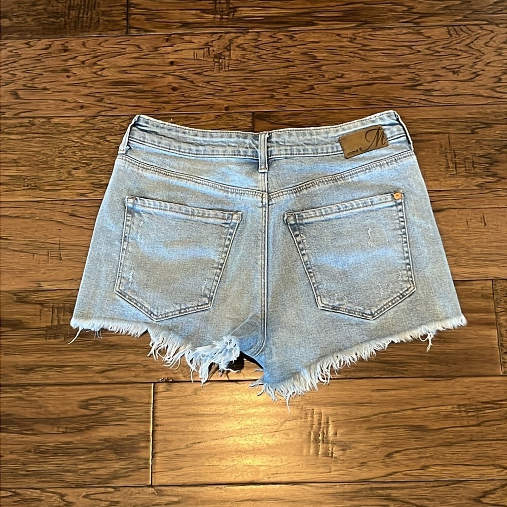 Mavi Jeans Cut Off High Rise Shorts Size 27 - Picture 2 of 16